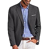 PJ PAUL JONES Mens Casual Sport Coats Two Buttons Lightweight Business Sport Blazer