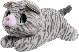 furReal Newborns Kitty Interactive Pet, Small Plush Stuffed Animal Cat with Sounds and Movement, Faux Fur, Holiday Stocking Stuffers, Gifts, Presents, Kids Toys for Ages 4 Up by Just Play