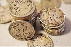 GREAT AMERICAN COIN 5x 90% SILVER WALKING LIBERTY HALF DOLLAR Various Grades