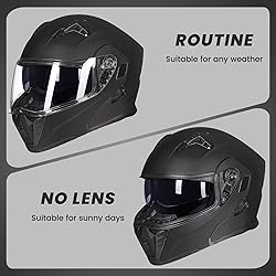 ILM Motorcycle Modular Full Face Helmet Flip up