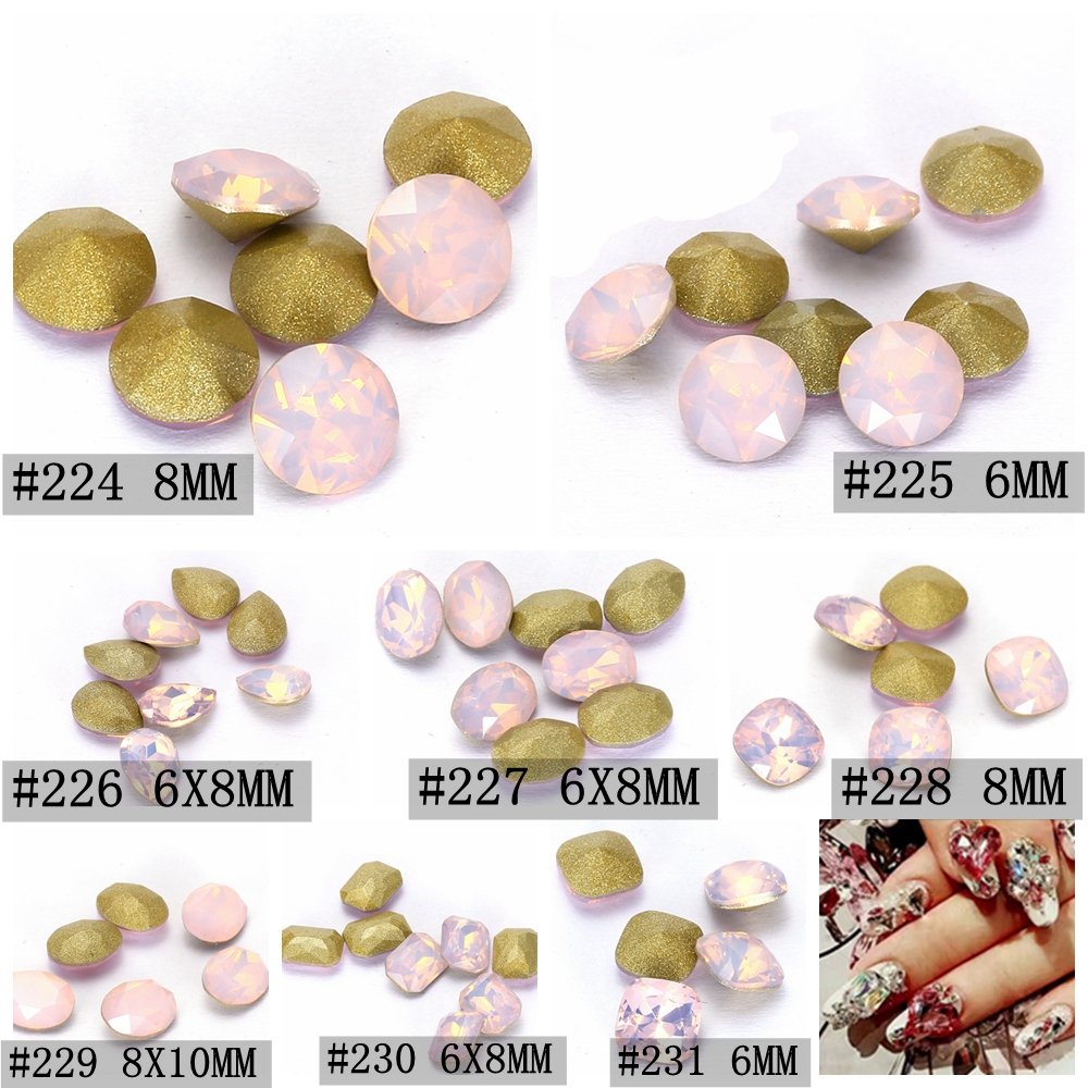 Niziジュエリーネイルラインストーン500枚入りオパールカラーガラスストーンネイルアート用デコレーションpointbackネイル ステッカーdiyクラフトアートストーン Bj5hs Mj224 ラインストーン 最高級のスーパー Www Anoual Ma