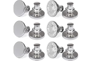 12 Pcs Button Pins for Jeans, Replacement Buttons for Jeans Jeans Instant Button