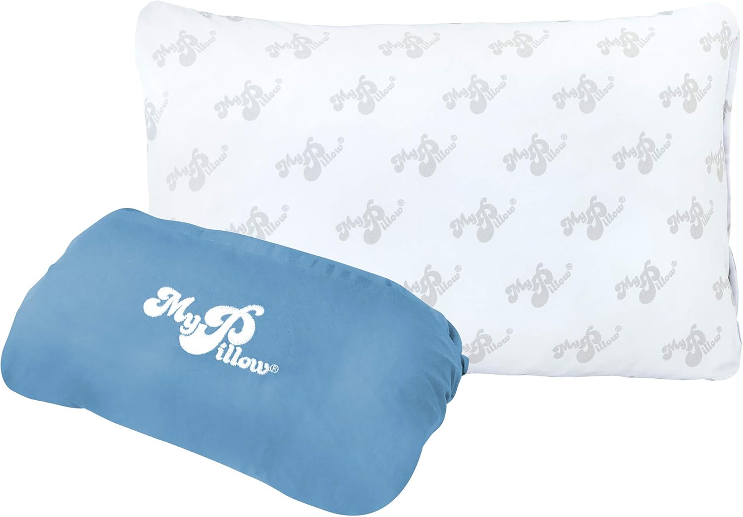 MyPillow Roll & GoAnywhere Pillow (Frosted Gray): Home & Kitchen