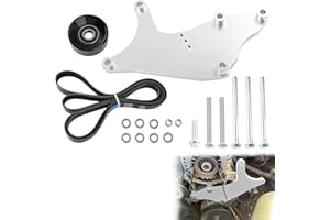 ANWENCHAPEY LS Truck Dual Alternator Bracket Kit Aluminum Compatible with 1999-2013 Chevy Tahoe Suburban Silverado, GMC Yukon, Cadillac Escalade, Hummer H2 4.8L 5.3L 6.0L 6.2L V8 Vortec Engine
