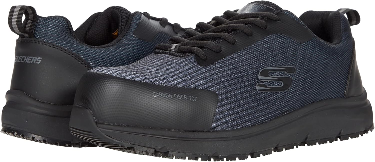Skechers Ulmus Carbon Fiber Toe black Size 6 UK Amazon.co.uk Shoes