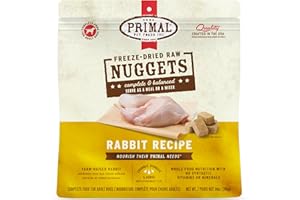 Primal Pet Foods Freeze-Dried Canine Rabbit Formula, 14 oz