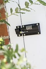 Burg-Wächter Sterling CLB110BK 110mm Combination Locking Bolt Black view 7