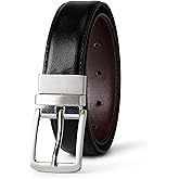 Amazon Essentials Boys' Reversible Leather Dress Belt for Kids