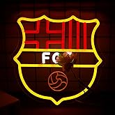 AHlove Football Sports Neon Signs for Wall Decor,FC LED Neon Lights for Bedroom、Man Cave,Birthday、Christmas Gifts for Boys