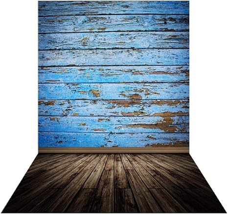 Amazon Hd 210x300cmピーリングブルーウッドの写真撮影の背景茶色の木製の床の背景ヴィンテージの木製の床の背景新生児の写真撮影の背景xt 7108 バックペーパー 背景布 通販