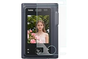 kinokoo Screen Protector for FUJIFILM Instax Mini LiPlay+/LiPlay Plus, PET Film Full Coverage Anti-Scratch Protective Film fo