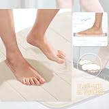 Yimobra Memory Foam Bath Mat Large 51 x 81 cm Cream Non-Slip 1.5 cm view 2
