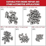 131Pcs Thread Repair Kit HSS Drill Helicoil SAE&Metric M5-M12 view 4