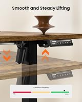 ErGear Electric Standing Desk 120x60cm 4 Memory Panel Sit Stand view 7