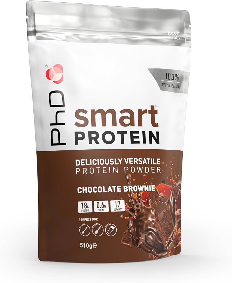 PhD Smart Protein Chocolate Brownie 510 g 17 Servings Shake Baking Deserts
