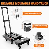 Ronlap Folding Hand Truck 6 Wheels 225KG Capacity Telescoping Handle view 3