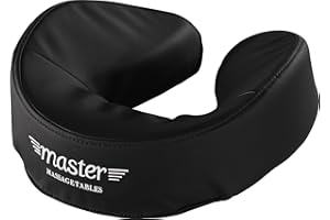 Master Massage Patented Ultra Plush Memory Foam Face Cushion Pillow Headrest, Black