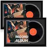 Colingmill 2 Pcs Vinyl Record Display Frame 16x22