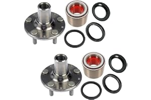 8USAUTO Pair Rear Left and Right Wheel Hub & (KOYO) Bearing with Seal fit 1993-2007 Impreza (AWD) #513248/930502/710529/710226/225005