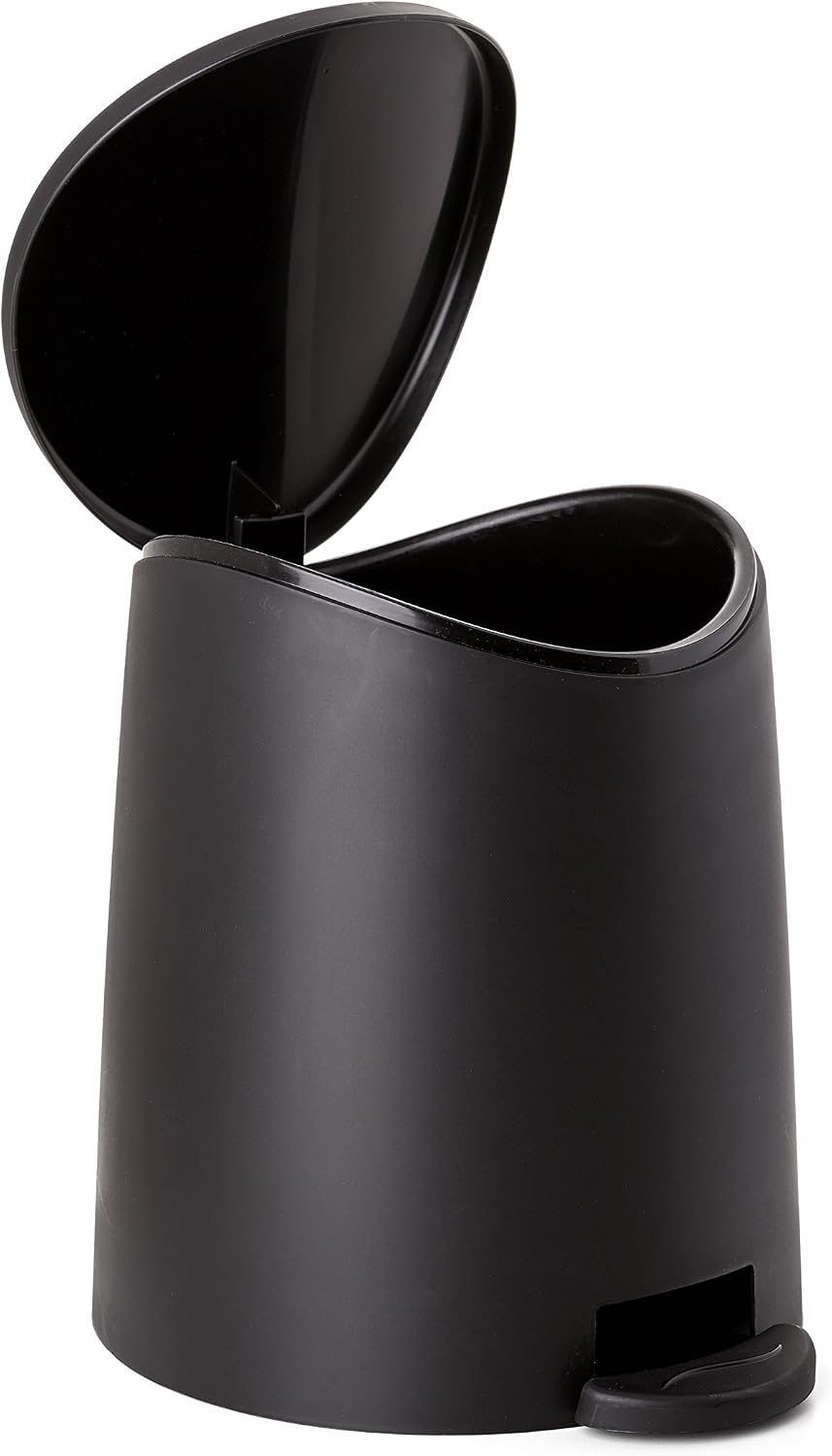 TATAY Bathroom Bin with Standard Pedal 3L, Black - Image 3