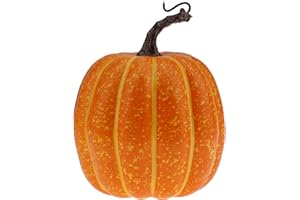 Gresorth 15 cm Fake Pumpkin Yellow Artificial Food Halloween Christmas Decoration