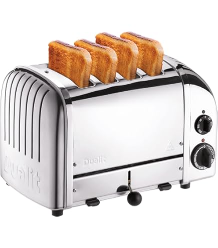 備*派様 Dualit The Toaster 3スロットトースター Dualit 20293 2-Slice Toaster, Chrome : Amazon.ca: Home