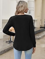 Zeagoo Plus Size Tops for Women Long Sleeve Dressy