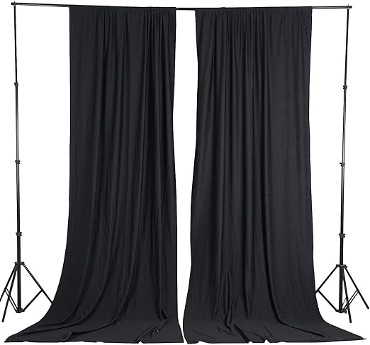 Amazon Com Balsacircle 10 Ft X 10 Ft Black Polyester Photography