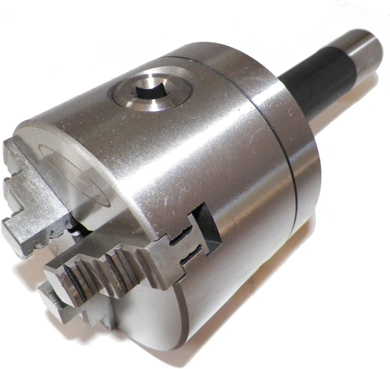 Z Live Center3" 3 Jaw Precision Lathe Chuck with R8 Shank (Non-Rotating)