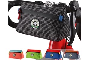 Vortika Bike Handlebar Bag, Bicycle Front Bag, Kids Handle Bar Bag, Storage Bag with Shoulder Strap for Men Women Kids Outdoor Road MTB Cycling(Black)