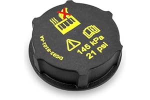 GUZIKO Engine Coolant Reservoir Cap Fits for Ford Mustang Gt F150 V6 V8 Lincoln MKZ 2015-2021 Escape 2013-2019 Land Rover Volvo 2020-2021 Coolant Overflow Caps Cold Case Radiator Cap Replacement DG93-8101-AA