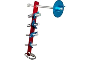 BUSY BIRD Strip Bird Foraging Toy | Non-Removable Wing Nuts | Durable Puzzle Enrichment Toy | Mind Game | Bird Cage Accessories for Medium to Large Birds Like Cockatoos, Parrots, Macaws, Greys, Parakeets