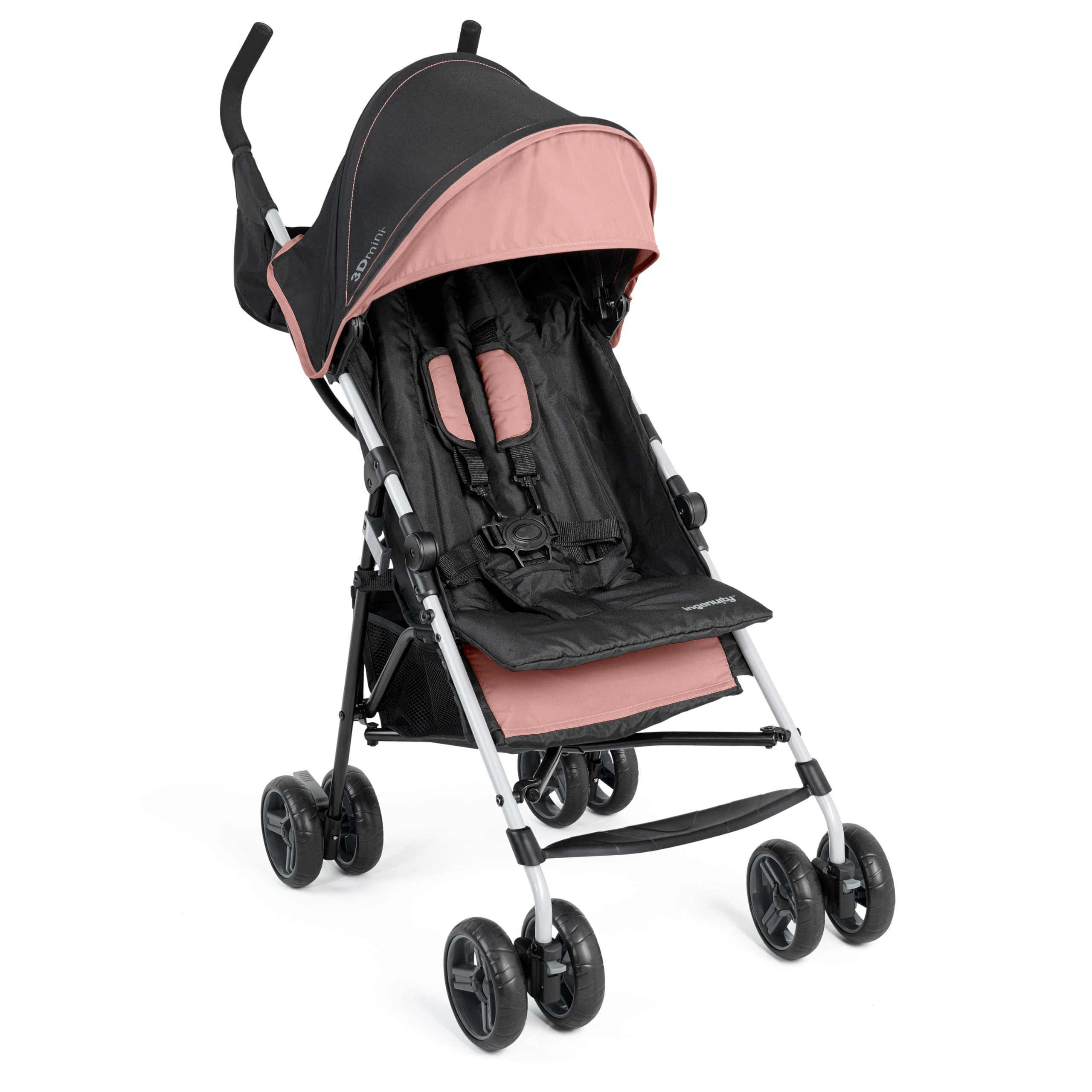 Photo 1 of ***FACTORY SEALED***Ingenuity3D Mini Convenience Stroller – Lightweight Stroller, Compact Fold, Multi-Position Recline, Canopy with Pop Out Sun Visor and More – Umbrella Stroller for Travel, Dusty Rose Pink