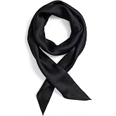 Long Neck Scarf for Women Scarves For Purse Bags Head Hair Party Wedding | Multifunctional Solid Color Scarves For Pure Necktie Headband 50s Retro Cosplay Accessory