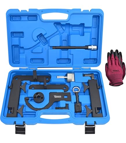 CY MOTOR Timing Camshaft Chain Tool Kit For Land Rover LR4, Range Rover Vogue Sport 5.0L – Includes Chains, Guides, Tensioner & Tools