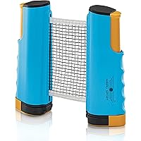 NIBIRU SPORT Ping Pong Paddles Set - Professional Table Tennis Rackets and Balls, Retractable Net with Posts and Storage Case