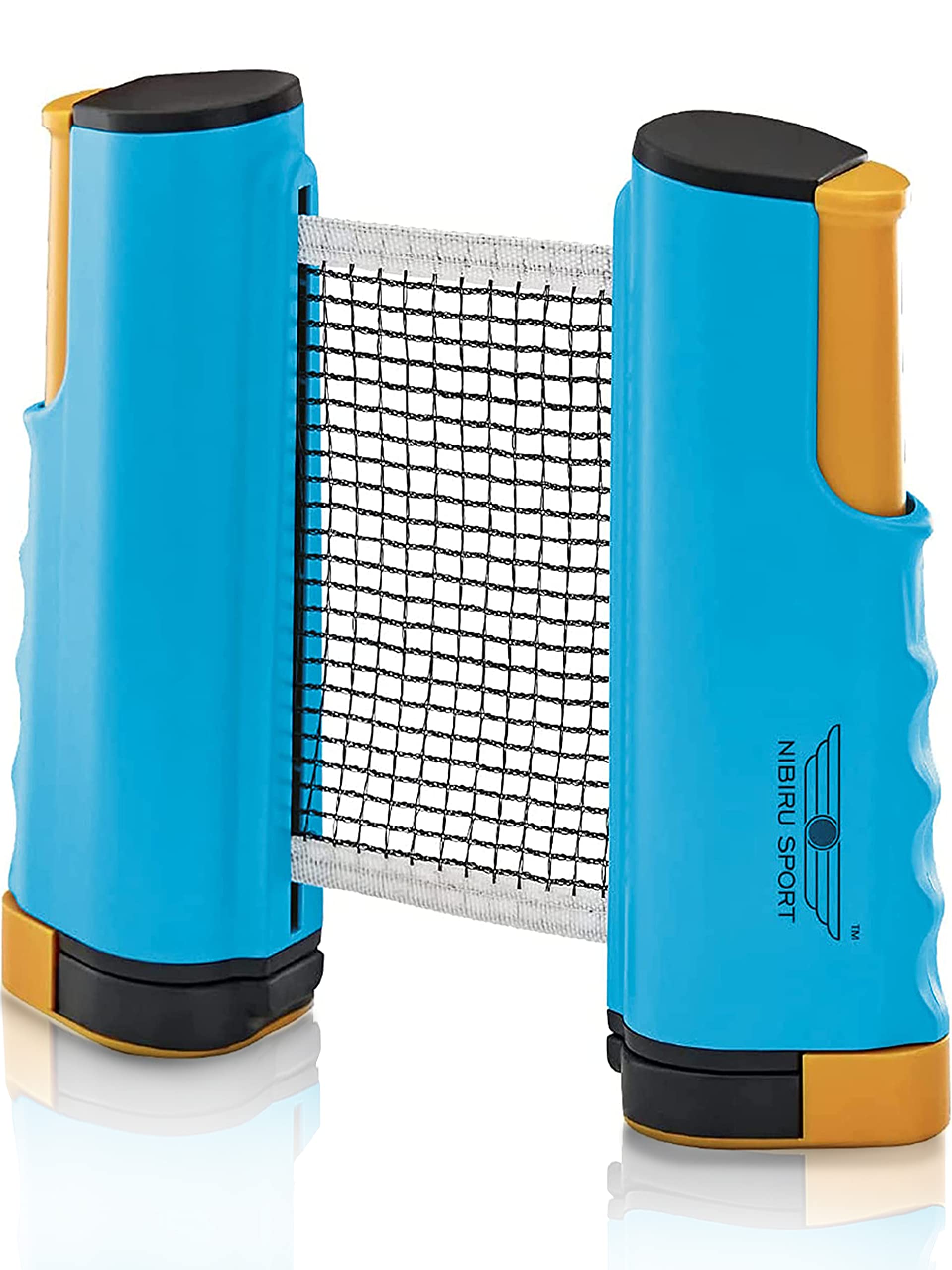 Ping Pongly Portable Table Tennis Set With Retractable Net, Paddles, And Balls