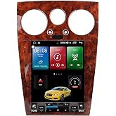 Car Radio for Bentley Continental GT Flying Spur 2005-2012 8+128G | 12.1 Inch Android Stereo Touch Screen Carplay Walnut