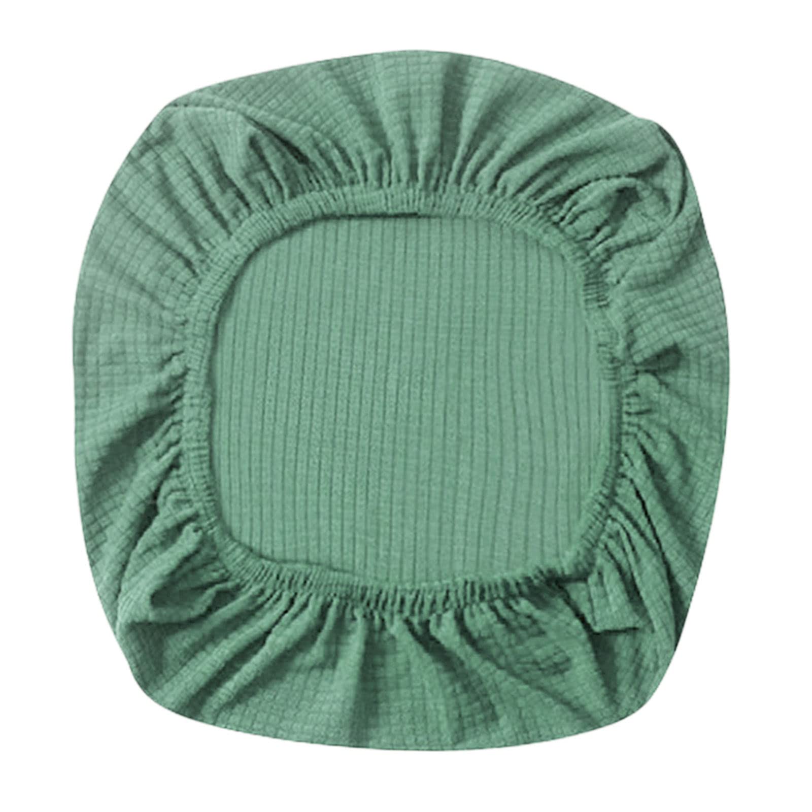 Fenteer Stretch Office Covers Seat Cover Slipcover Desk Seat Cushion Protectors for Computer, Army Green