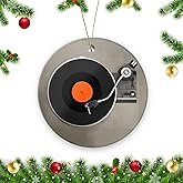 Funny Ornament Hanging Christmas Tree Ornaments Decorations for New Year's Christmas Winter Party,Record