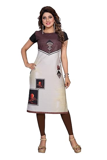 Crepe Straight Kurtis for Women's