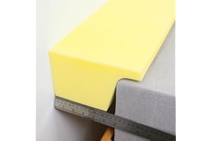 M Mute Touch Headboard Filler, Suitable for Gap 5.4-6.4" of King Queen Twin Bed, 78.7" Long Wedge Sleeping Pillow, Foam Mattress Gap Filler