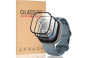 Liuyuxi [3 Pack] Compatible With Fitbit Versa 4 / Fitbit Sense 2 Smartwatch Screen Protector, Flexible PMMA Film, Full Covera