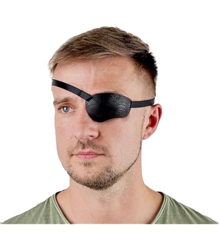 Amazon.com: Eye Patch, Black, Concave, Air Vents, Adult Size