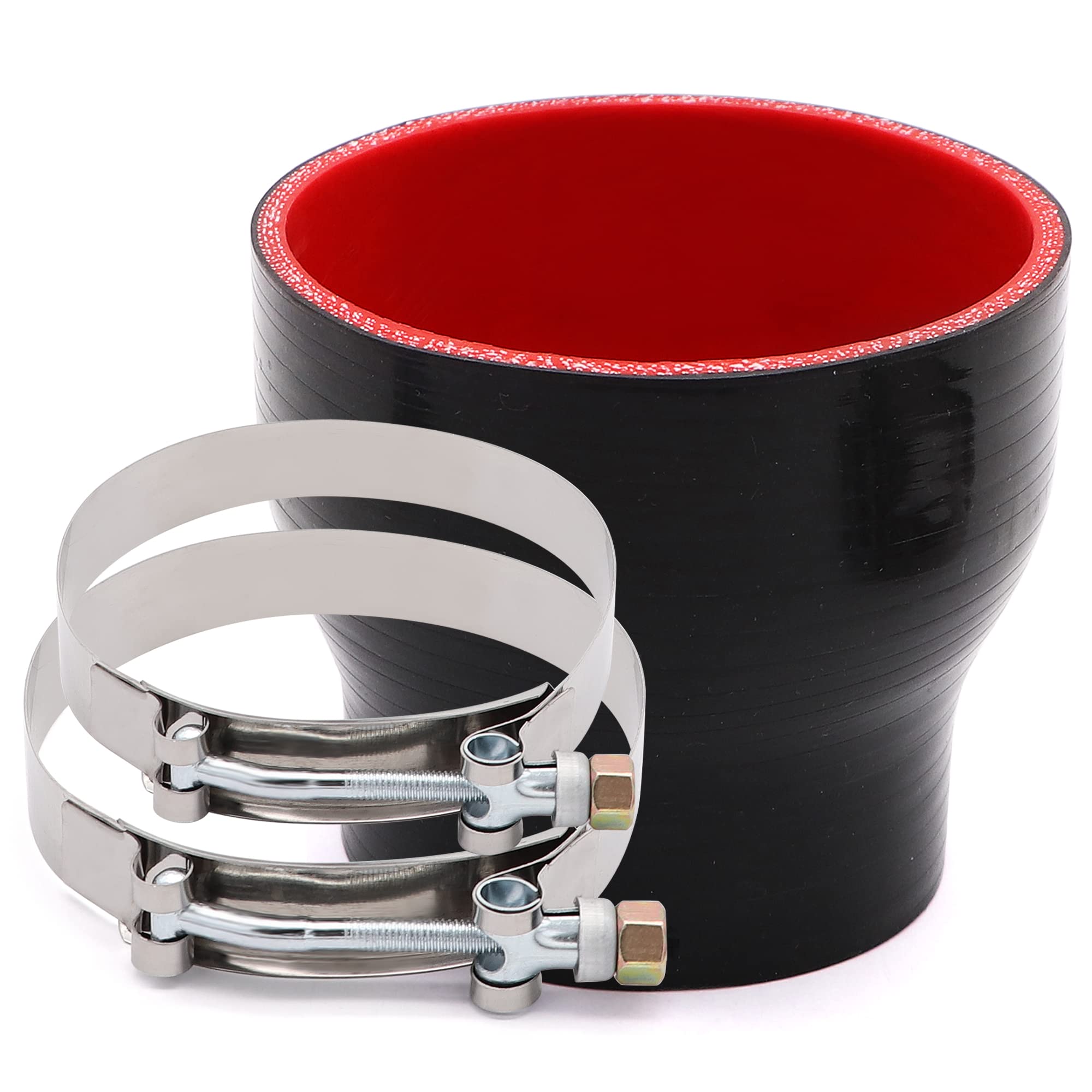 Straight Reducer Coupler Silicone Hose ID 3-1/2-inch To 3-3/4