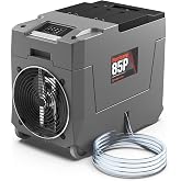 Abestorm 180 PPD Commercial Dehumidifier with Pump CrawlSpace Dehumidifiers | Industrial Dehumidifiers to 2300 Sq.ft for Crawl Space, Water Damage Restoration, Basement, and Garage, with Auto Defrosting