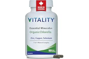 VITALITY Canadian Made 7-in-1 Trace Mineral Complex: Zinc Copper Selenium for Immune Support, Plus Manganese, Chromium & Anti
