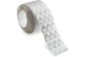 SOIKOI Telemecanique Sensors Silver Reflective Tape, Paper, For Use With Polarized Retroreflective Photoelectric Sensors - XUZB11