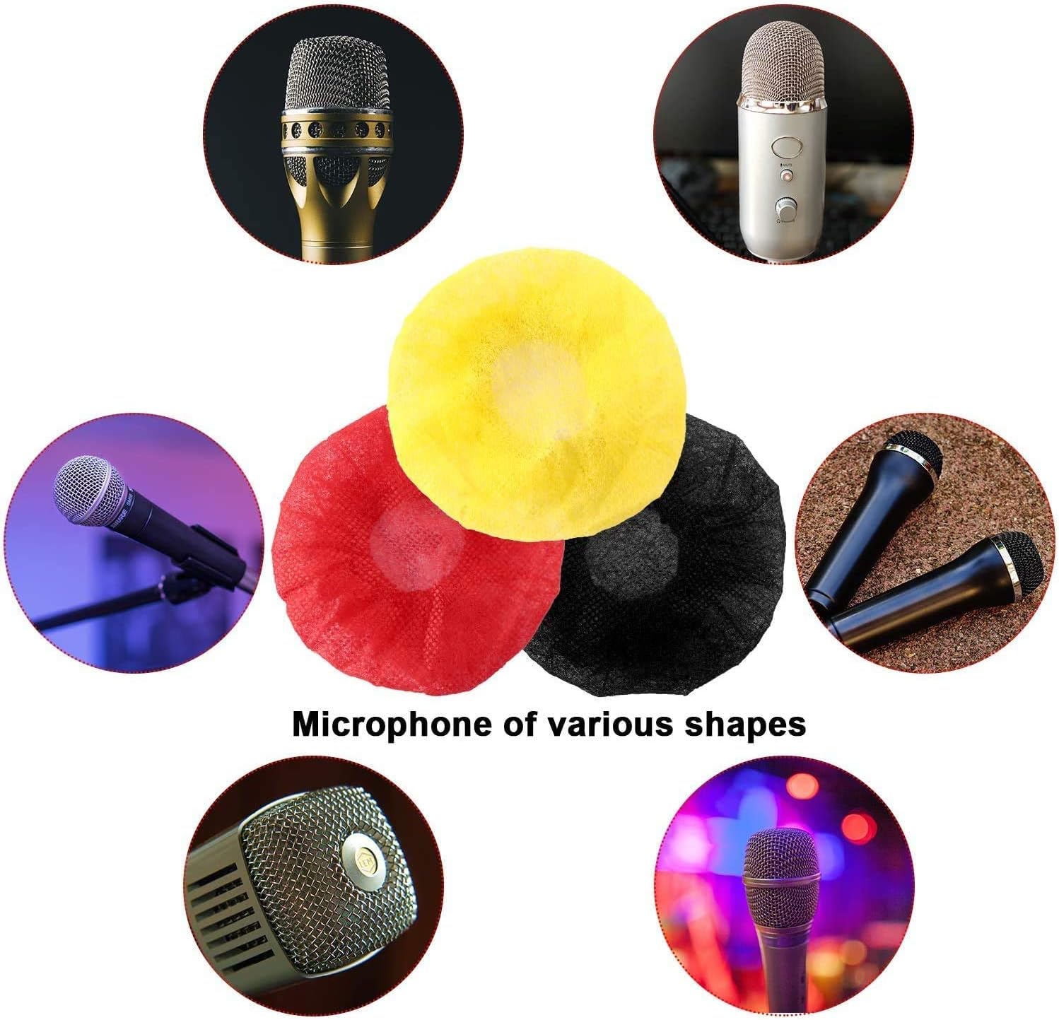 Cover Mic Karaoke Band Elastic Non Woven Cover Microphone 8 5cm Disposable 200pcs Disposable Black Interview News Ktv For Cover Microphone Odorless Covers Microphone Stage Handheld Bags Cases The Classic Style Www Klevering Com