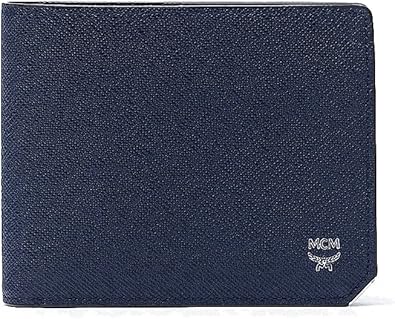 Amazon エムシーエム Mcm 二つ折り財布メンズ牛革折りたたみウォレットネイビー Men S Leather Wallet Navy 並行輸入品 財布